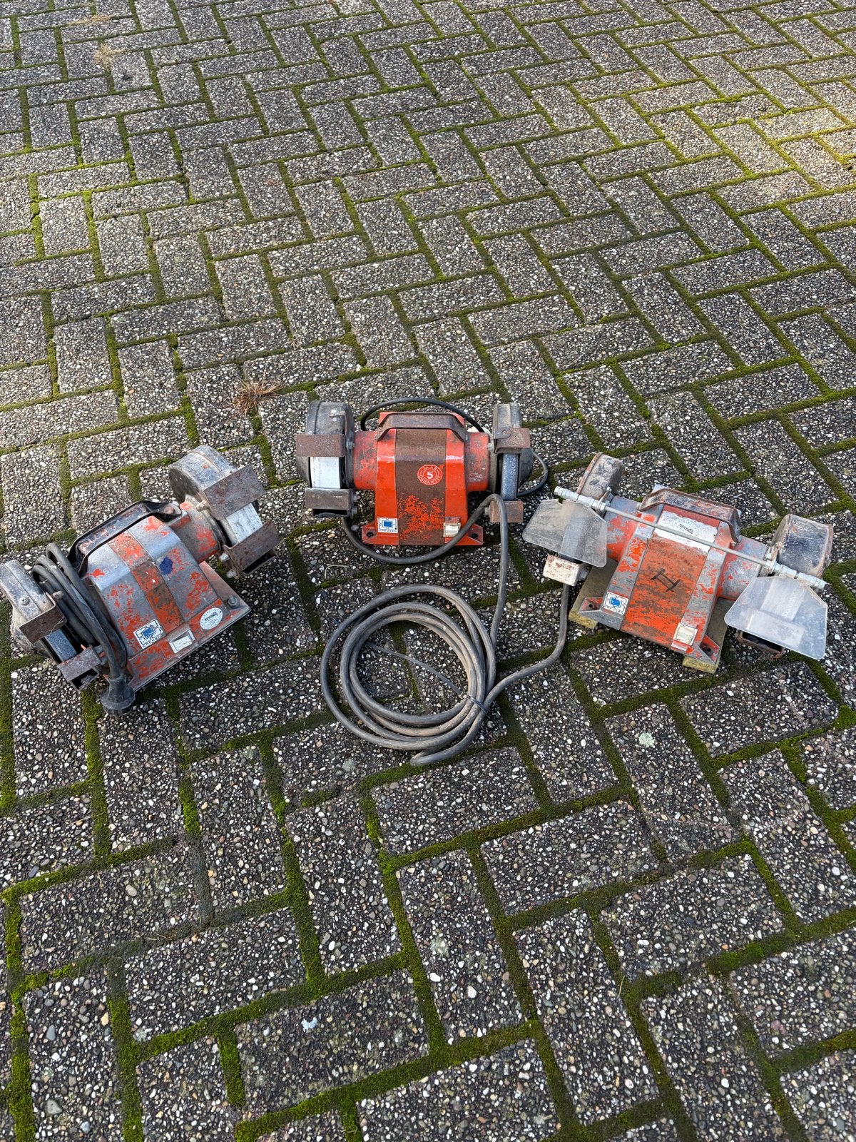3x Werkbankslijpmachine - Uitzoeken, Ophalen, Gebruikt, Werkbankslijpmachine