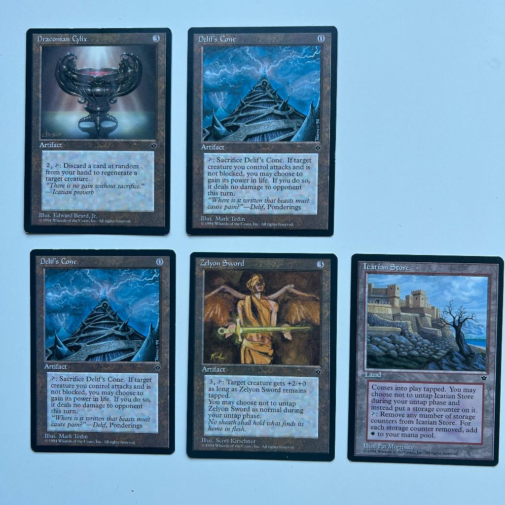 Magic the Gathering Fallen Empires 1994 - 58x + verpakkingen, Hobby en Vrije tijd, Verzamelkaartspellen | Magic the Gathering