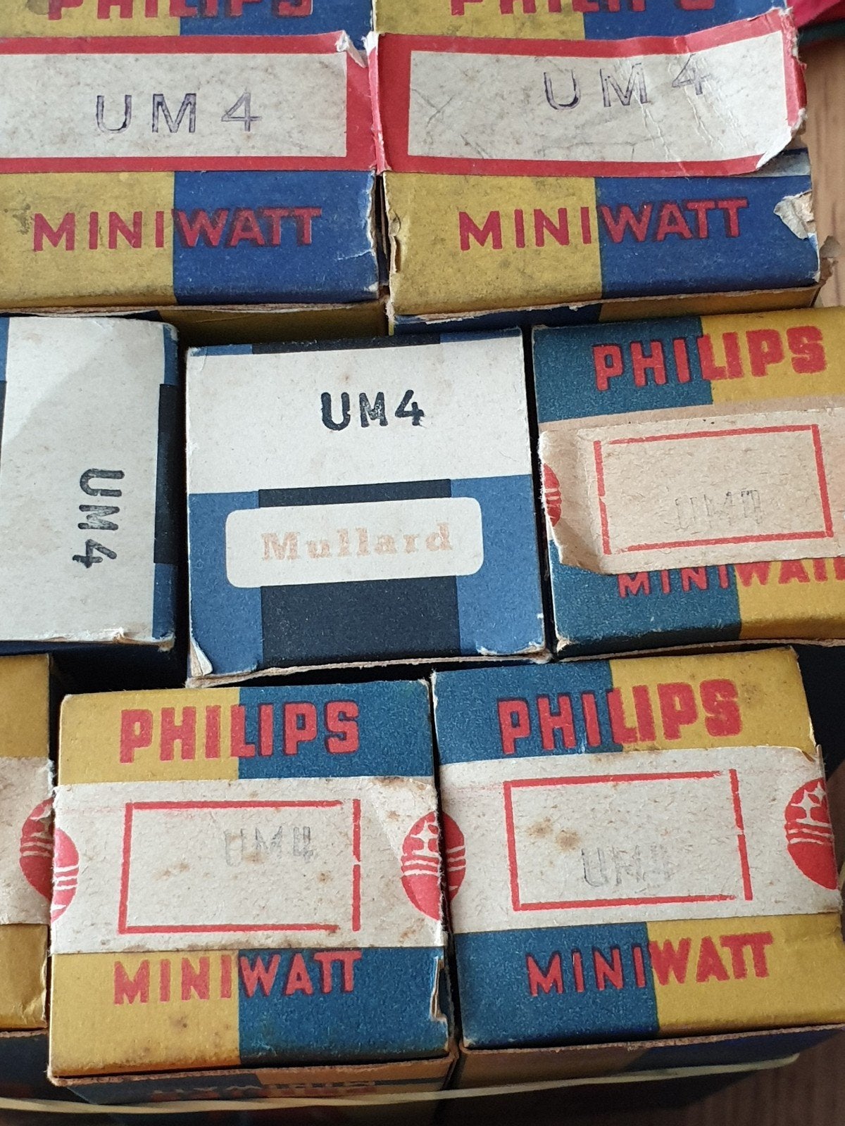 Nieuwe UM4 radiobuizen (Philips/Mullard) - Getest, Ophalen of Verzenden, Nieuw