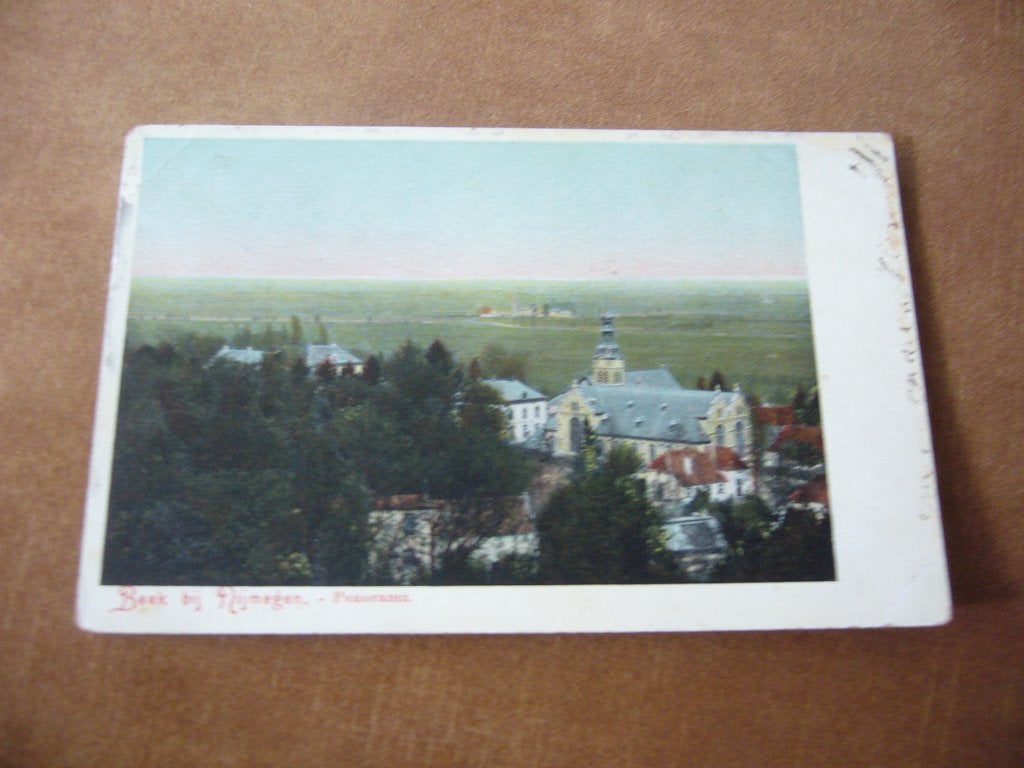 BEEK BIJ NIJMEGEN  =  PANORAMA   BRIEFKAART, Verzamelen, Ophalen of Verzenden, Voor 1920, Gelopen, Gelderland