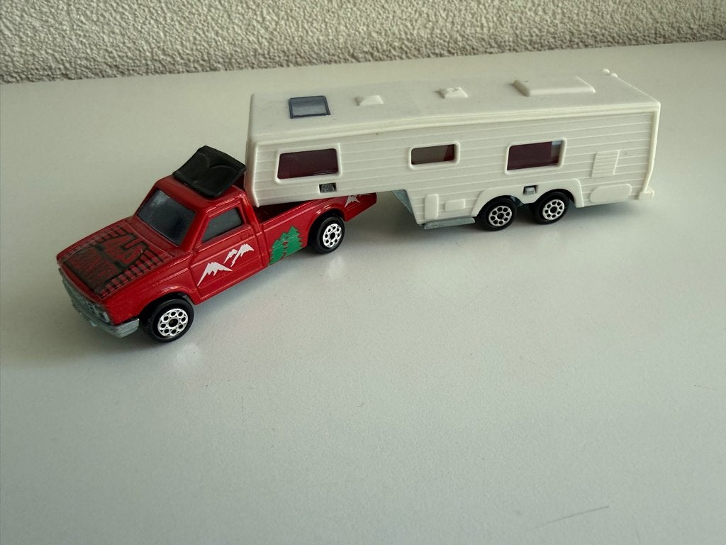 Vintage Majorette Camping Car Deluxe, Ophalen of Verzenden, Gebruikt, Auto