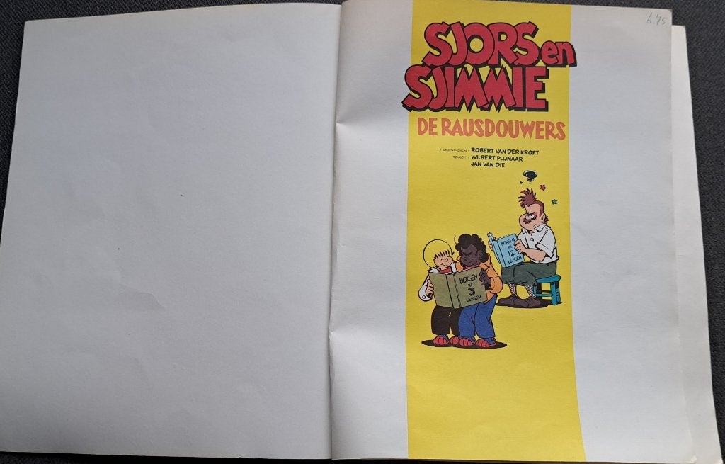Sjors en Sjimmie nr.7. De Rausdouwers, Eén stripboek, Ophalen of Verzenden, Gelezen