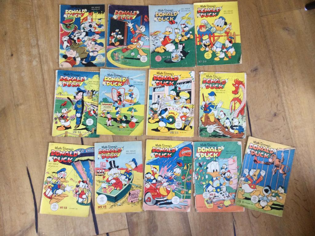 Veel oude Donald Ducks uit jaren 50 en 60 (140 stuks), Boeken, Strips | Comics, Gelezen, Meerdere comics, Europa, Ophalen of Verzenden