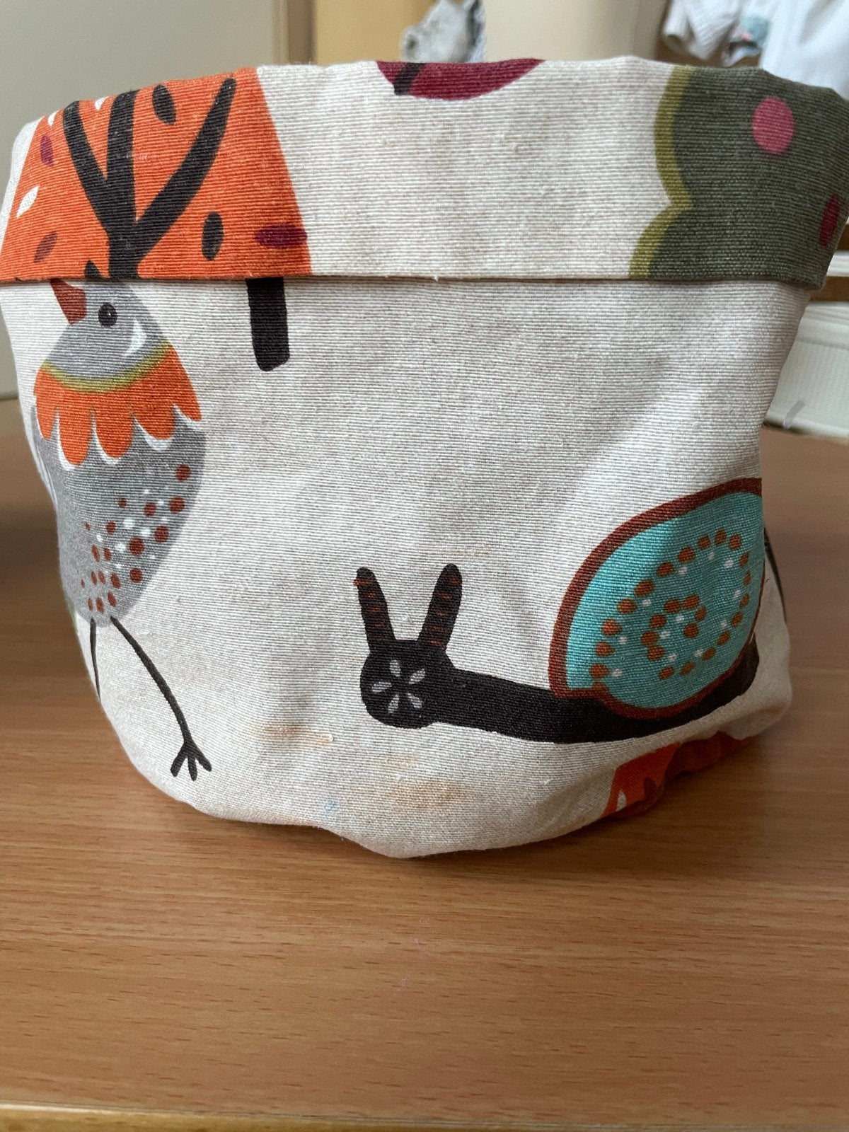 2 Babymandjes handgemaakt met leuke dierenprint, Ophalen of Verzenden, Gebruikt