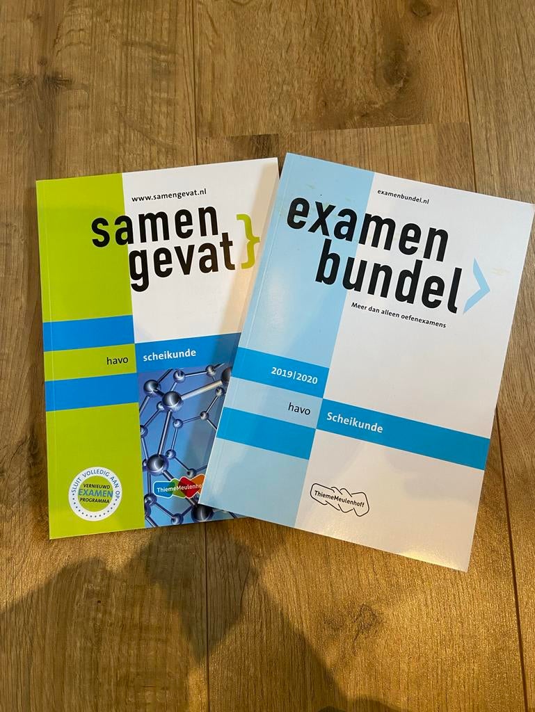 Examenbundel & Samengevat Scheikunde HAVO 2019/2020, Ophalen of Verzenden, Zo goed als nieuw, HAVO, Scheikunde