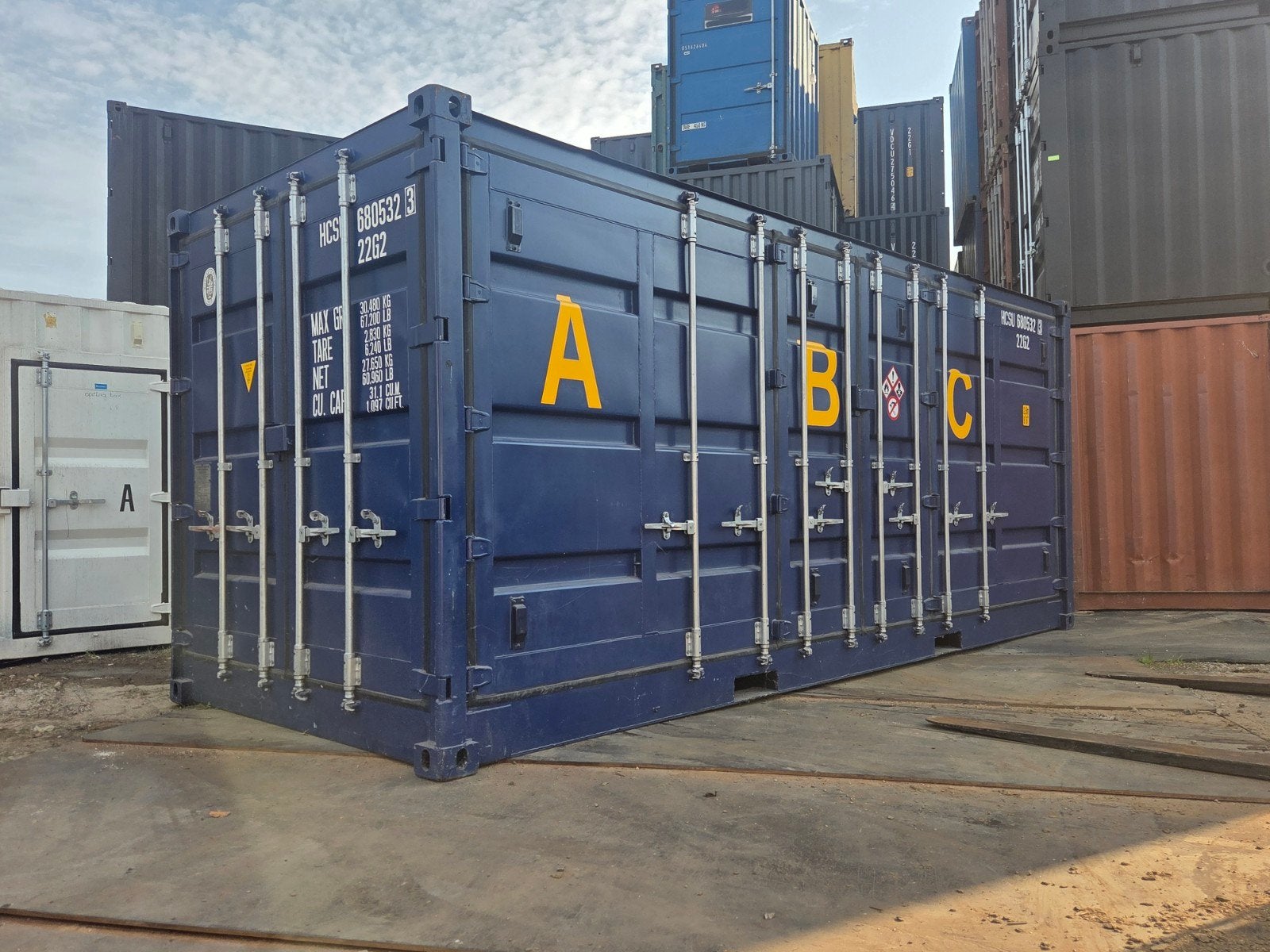 20ft openside milieucontainer lekbakcontainer, Ophalen of Verzenden