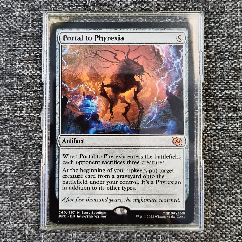 Portal to Phyrexia, Ophalen of Verzenden, Zo goed als nieuw, Losse kaart
