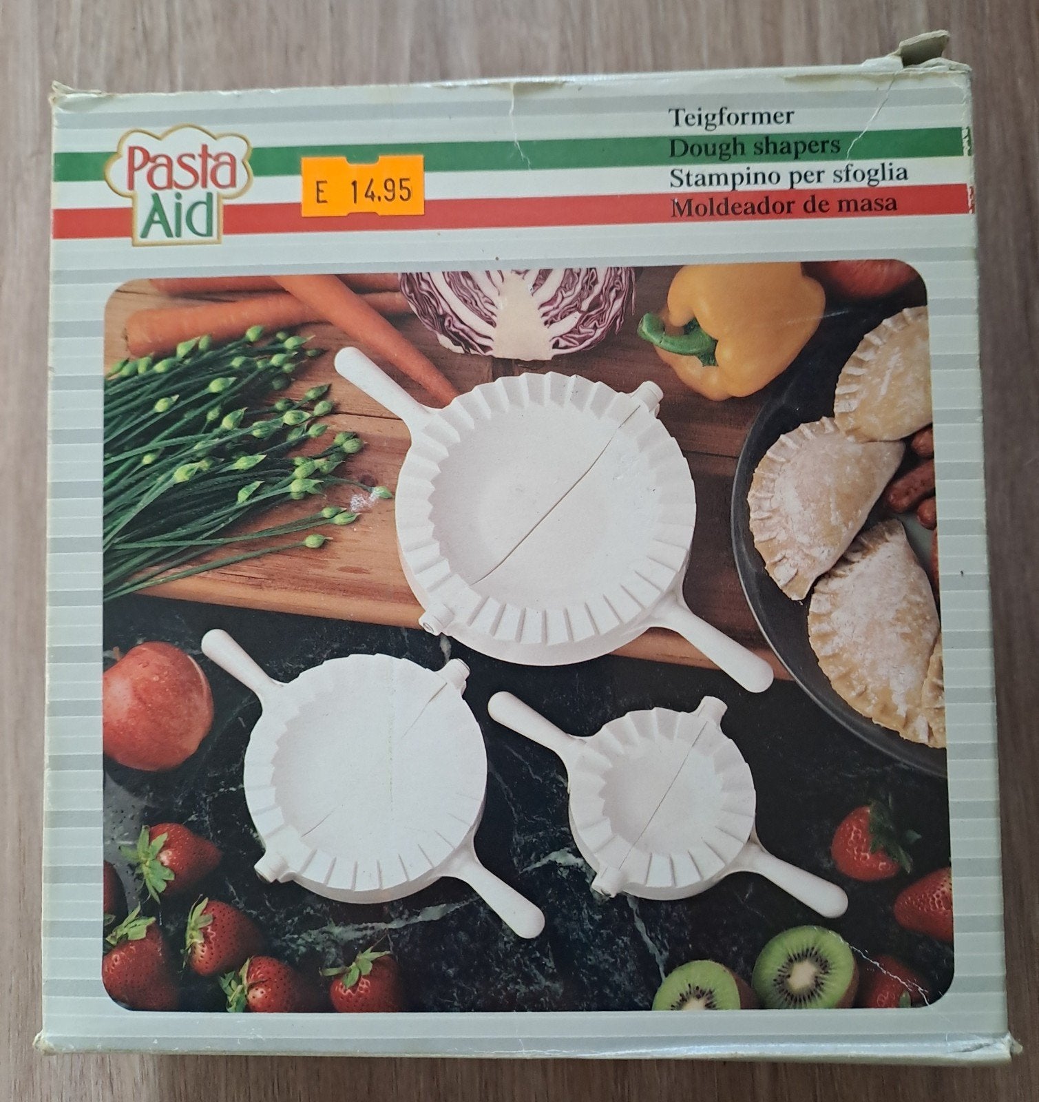 Pasta Aid deegvormers set - 3 maten Empanadas maken, Kunststof, Ophalen of Verzenden, Wit, Overige merken