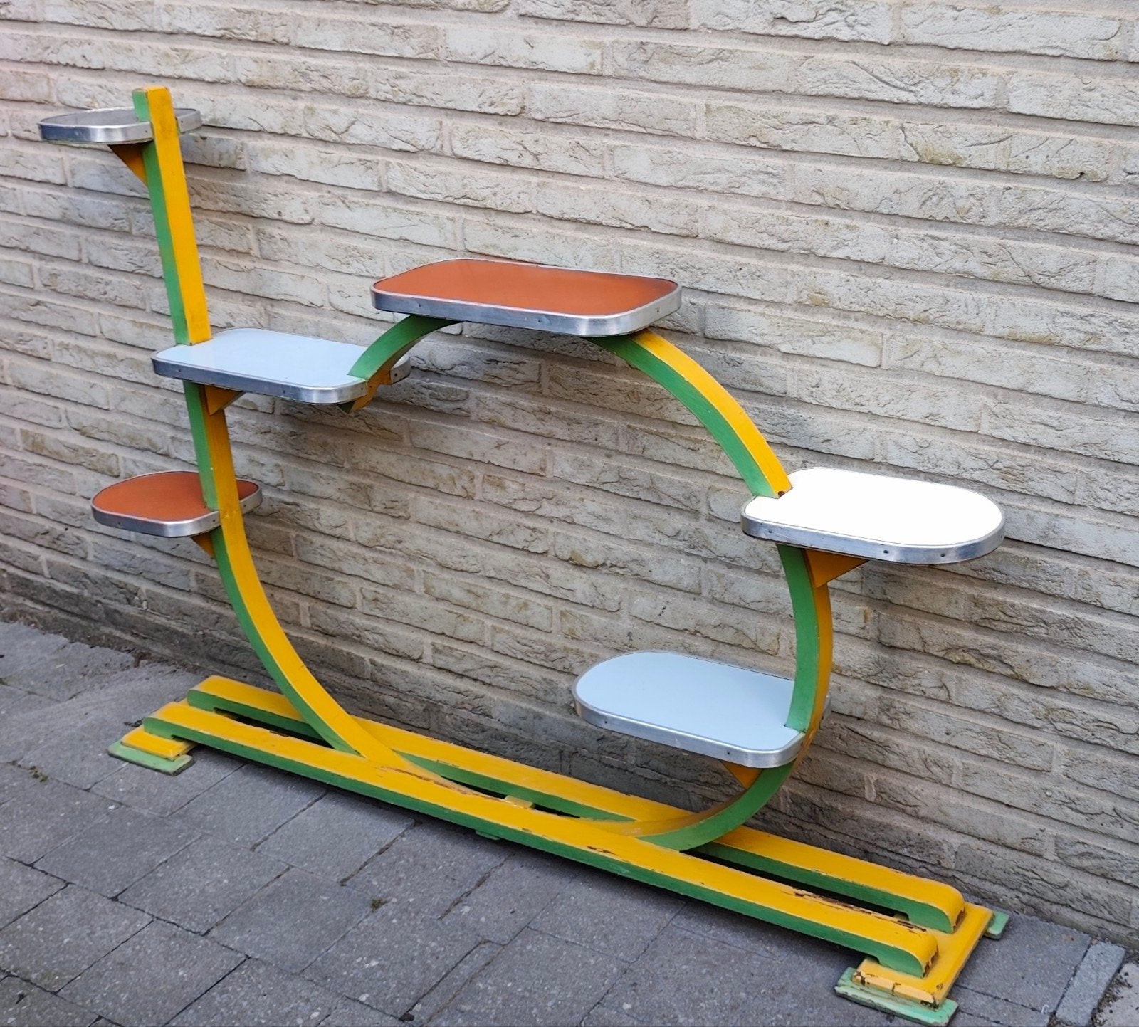 vintage mid-century plantentafel/bloemenstandaard (etagère), Ophalen, Huis en Inrichting