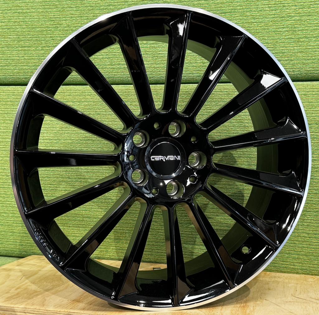 Nieuwe Zwarte velgen passend op Mercedes 19" 5x112 spaakvelg, Info@bandenbunker.nl, Banden en Velgen, Nieuw, 235 mm