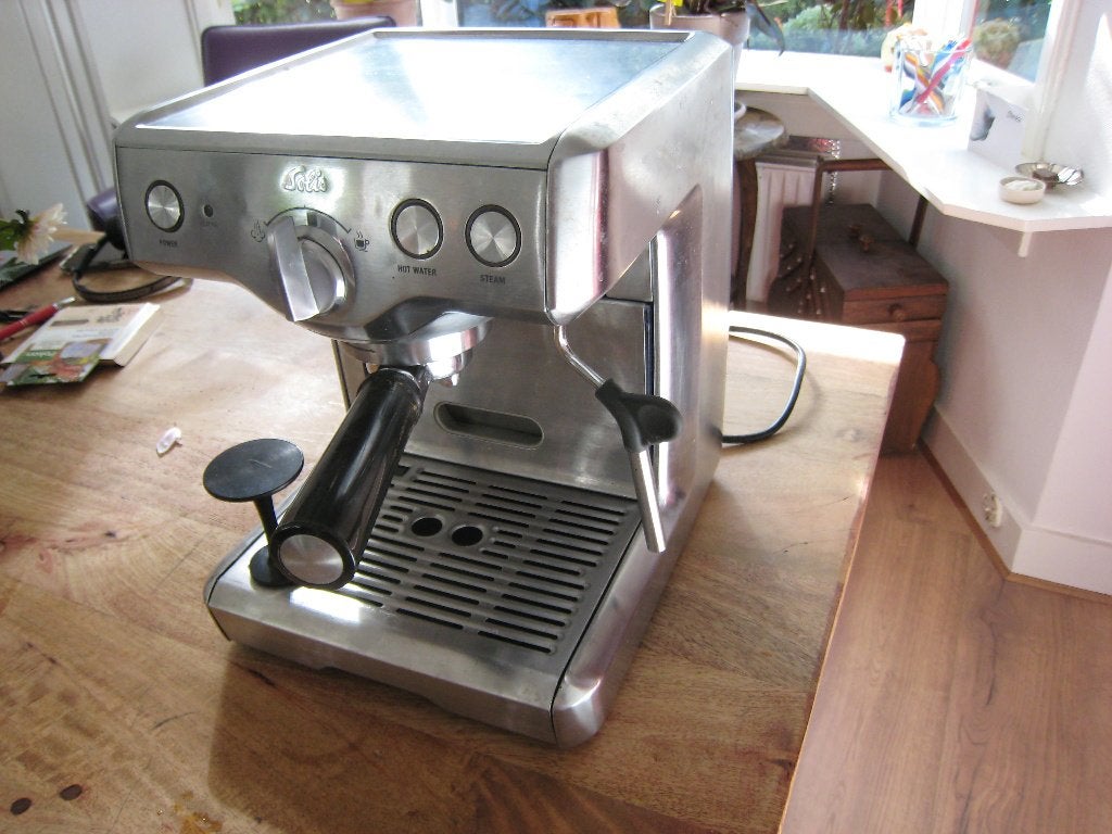 espressomachine solis barista type 110, Ophalen, Gebruikt, Espresso apparaat, 4 tot 10 kopjes