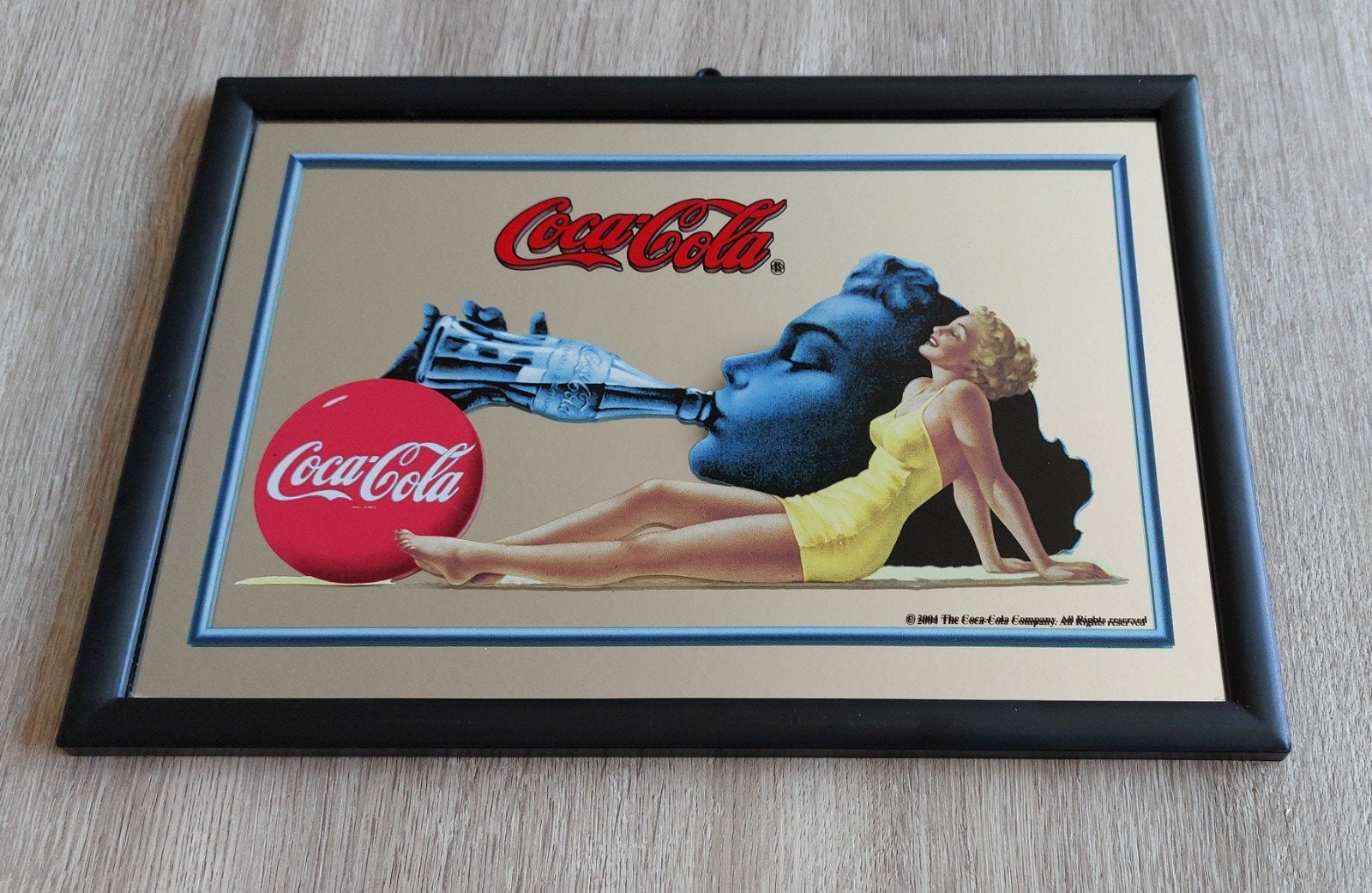 Spiegel Coca Cola, Minder dan 50 cm, Ophalen of Verzenden, Zo goed als nieuw, Minder dan 100 cm