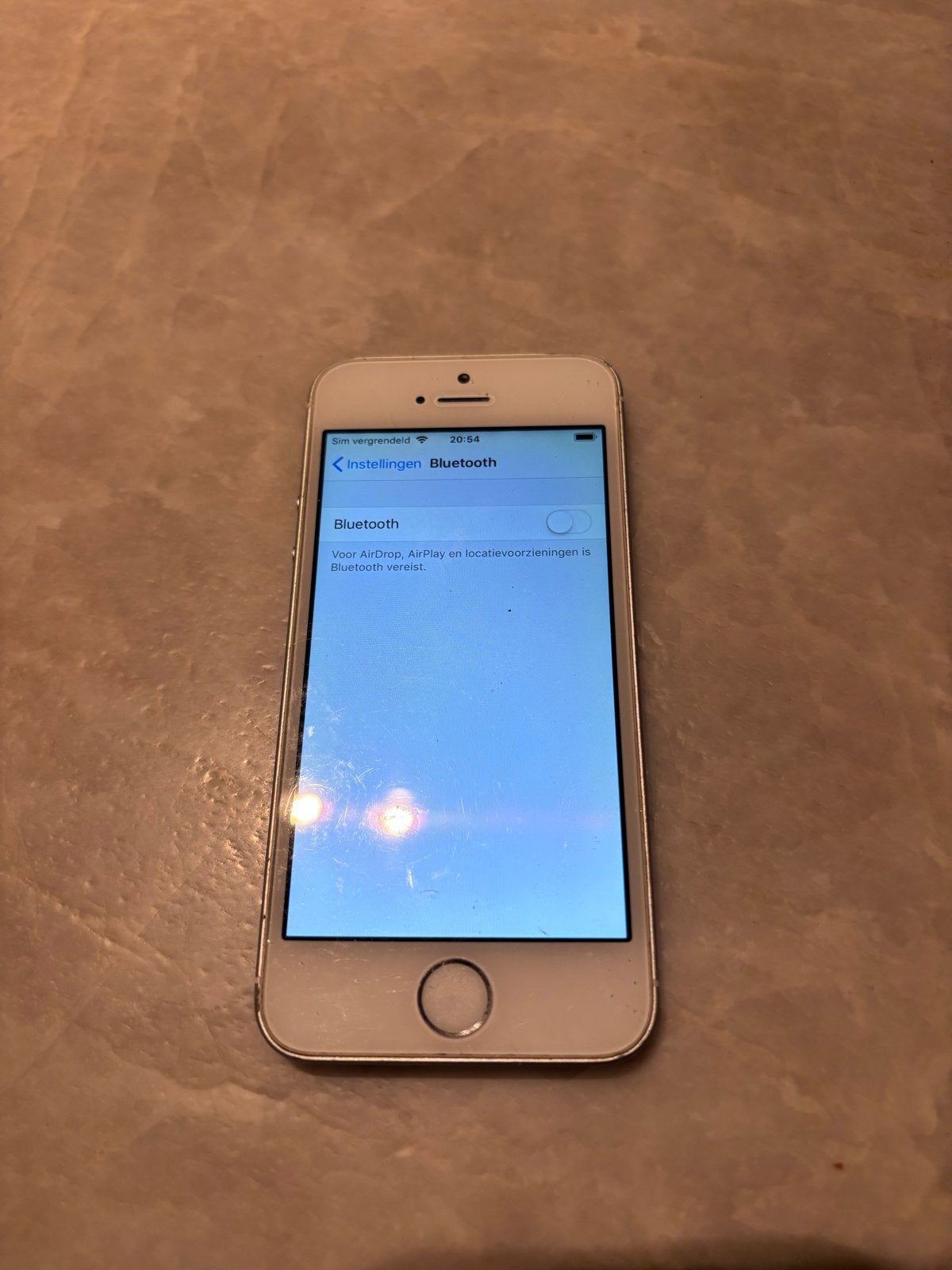 iPhone SE (2016) Zilver 16 GB, Telecommunicatie, Gebruikt, 16 GB, IPhone SE (2016), Ophalen of Verzenden