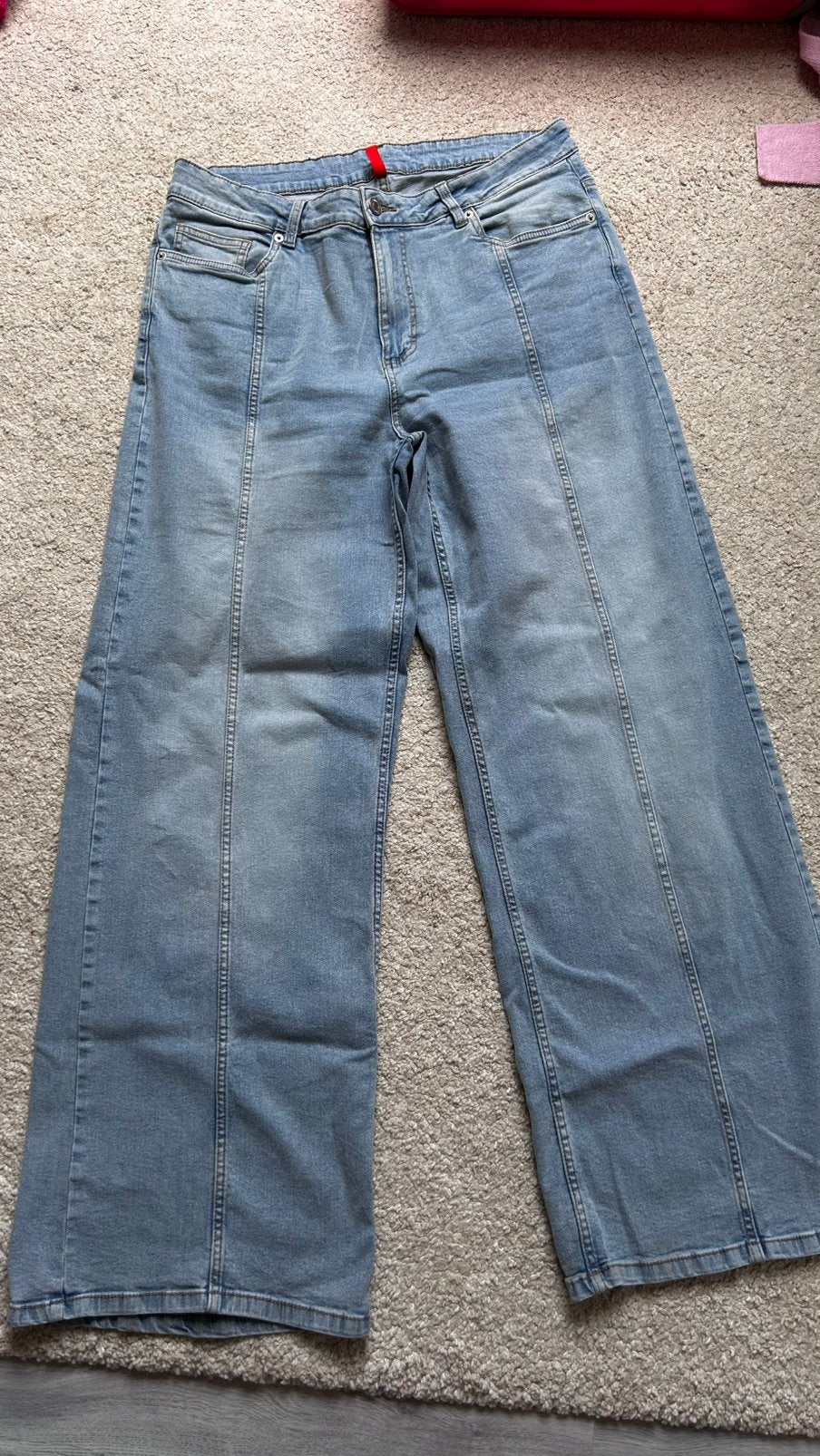 Spijkerbroek Wibra maat 42/44, Ophalen of Verzenden, Zo goed als nieuw, Blauw, W33 - W36 (confectie 42/44)