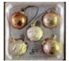 Kerstballen creme, beige, lichtbruin, parelmoer goud-glitter, Ophalen of Verzenden, Zo goed als nieuw