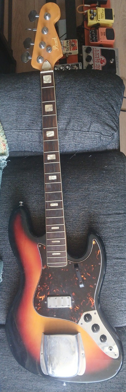 Pearl jazz bass 70s (lees de beschrijving), Muziek en Instrumenten, Ophalen, Gebruikt, Solid body, Overige merken