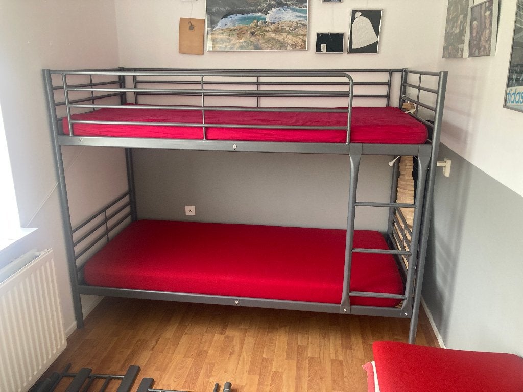 Stapelbed Ikea Svarta, Ophalen, Gebruikt, 90 cm, Tweepersoons