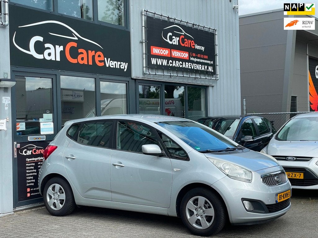 Kia Venga 1.4 CVVT X-tra|APK04-2027|AIRCO|CRUISECONTROLE|NAP, Auto's, Kia, Voorwielaandrijving, Euro 5, Stof, Gebruikt