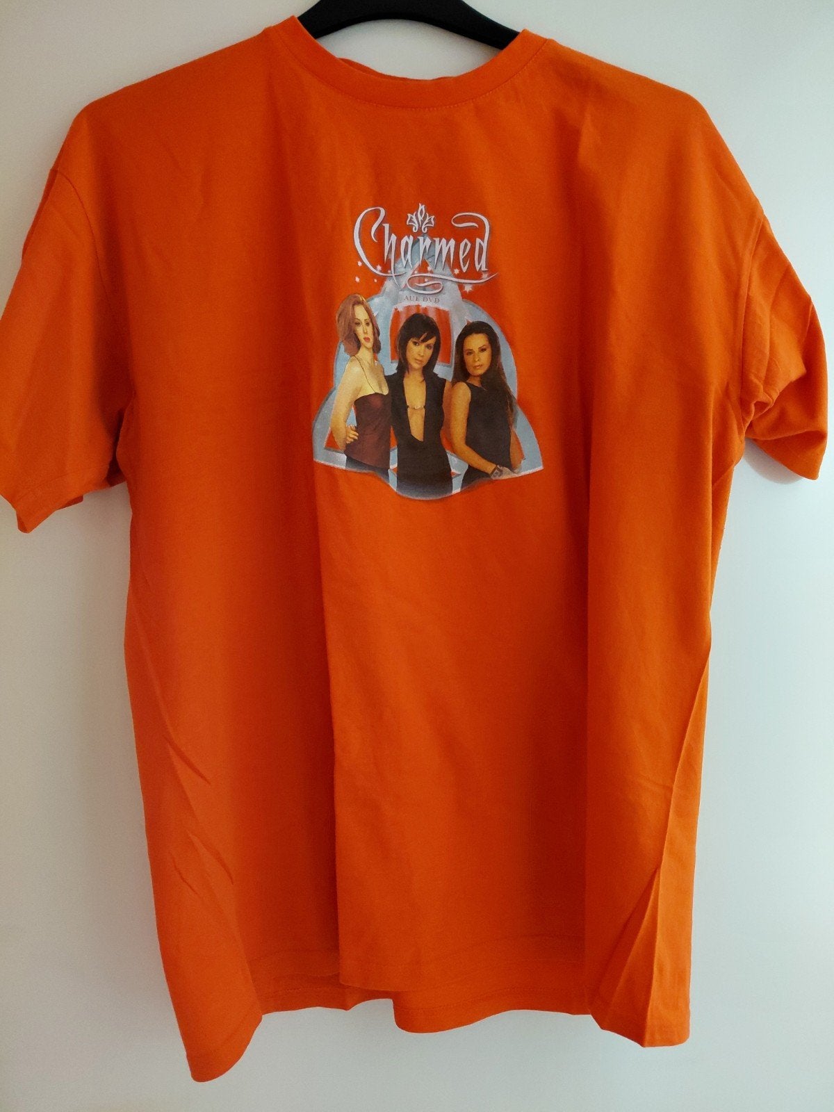 T-Shirt Charmed Maat XL gedragen, Ophalen of Verzenden, Gedragen, Maat 56/58 (XL), Oranje