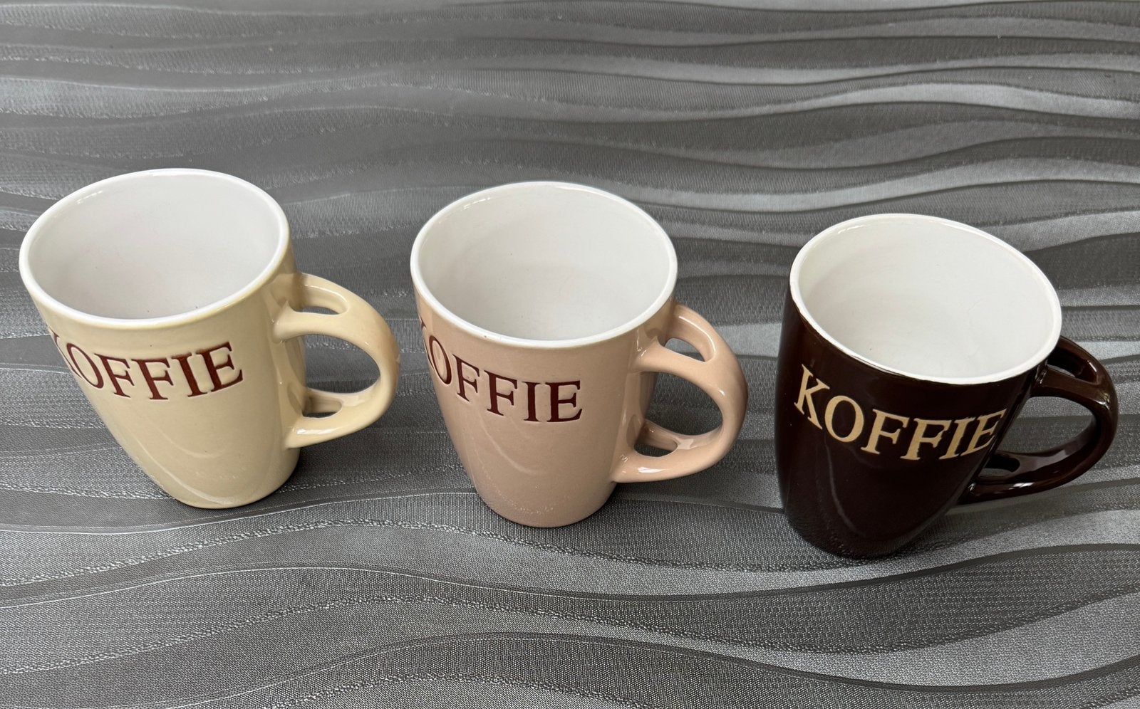 Koffiemokken 3 stuks, Ophalen, Nieuw, Overige stijlen
