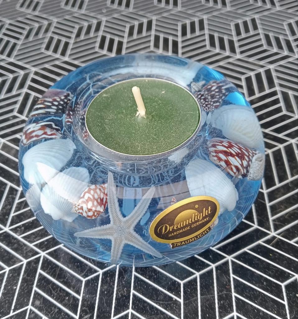 Dreamlight Kandelaar met Schelpen en Zeester, Huis en Inrichting, Woonaccessoires | Kandelaars en Kaarsen, Ophalen, Kunststof
