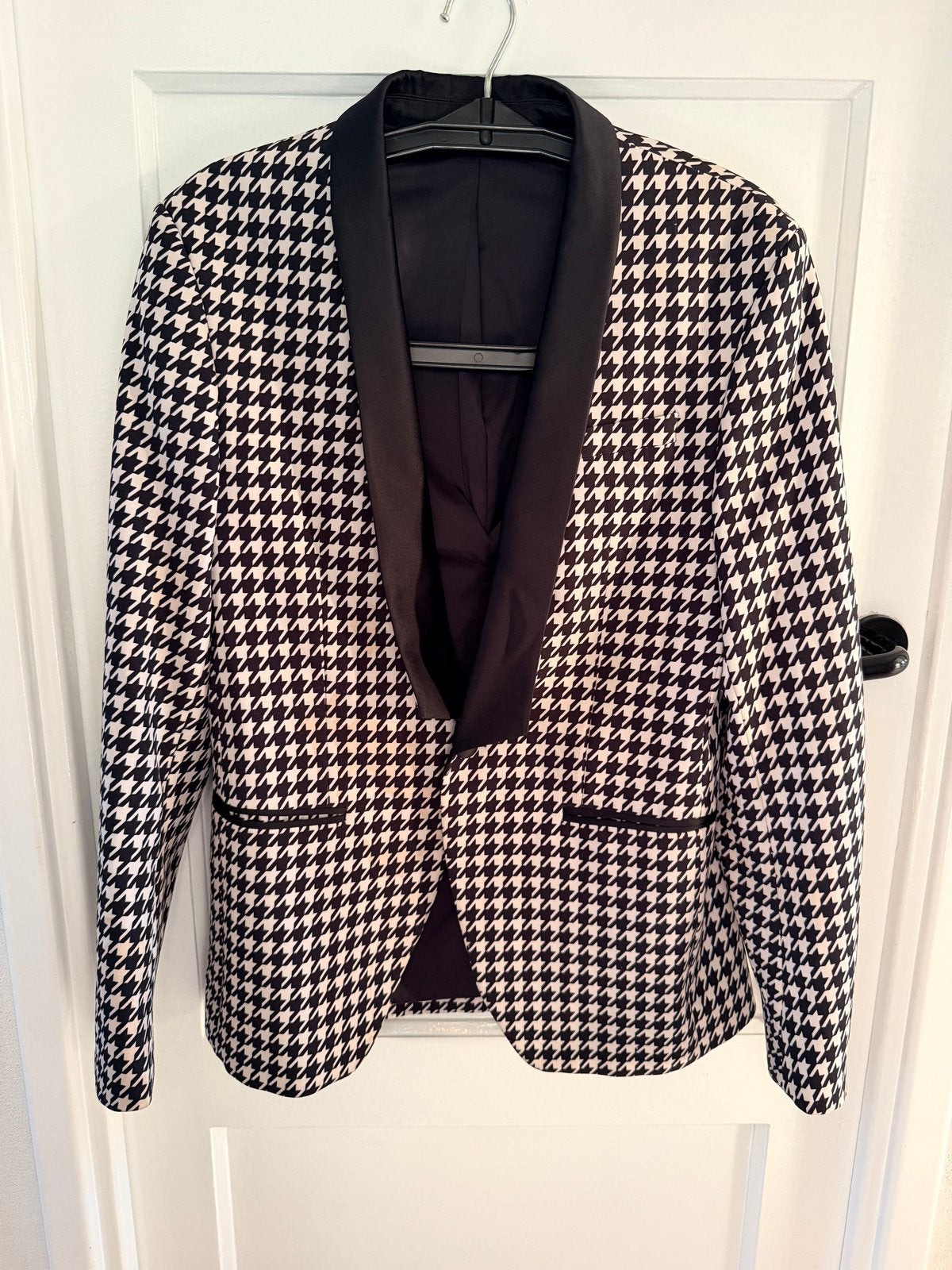 Zara Man Pied-de-Poule Blazer - Maat 50 (M), Kleding | Heren, Ophalen of Verzenden, Zo goed als nieuw, Maat 48/50 (M), Meerkleurig