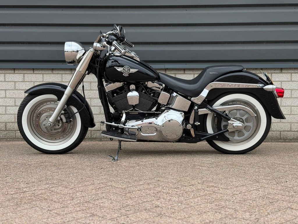 Harley Davidson FLSTFI Softail Fat Boy 88 WHITEWALL TOPSTAAT, Motoren, Chopper, Bedrijf, 1449 cc, Meer dan 35 kW