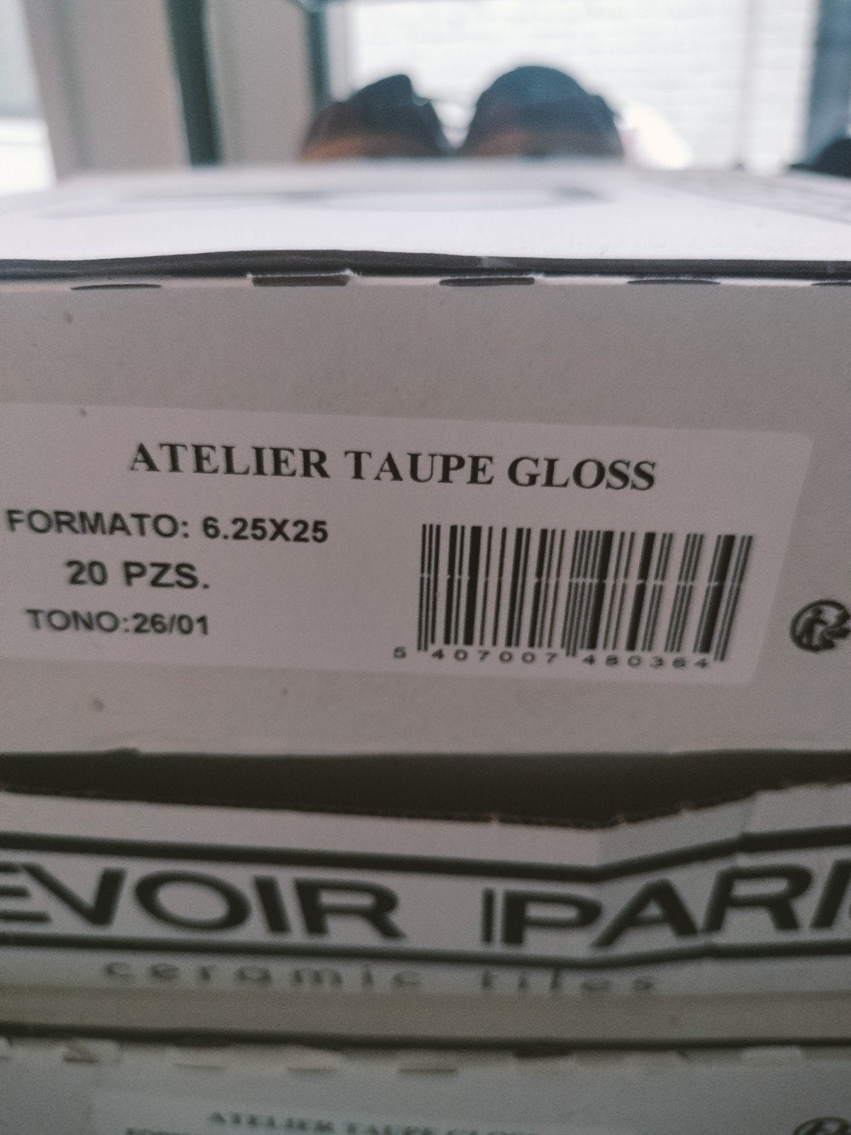 tegels Revoir Paris Atelier Taupe Gloss tegels (2,5 m²), Ophalen, Nieuw, Minder dan 20 cm, 20 tot 40 cm