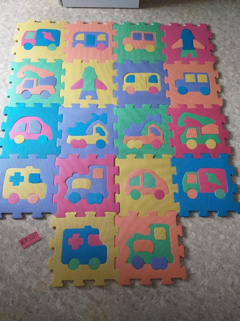 Speelgoedmatten foam (18 delig), Ophalen