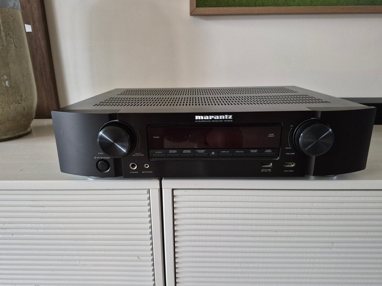 marantz 7.1 receiver met netwerk aansluiting, Audio, Tv en Foto, Versterkers en Receivers, Zo goed als nieuw, 60 tot 120 watt