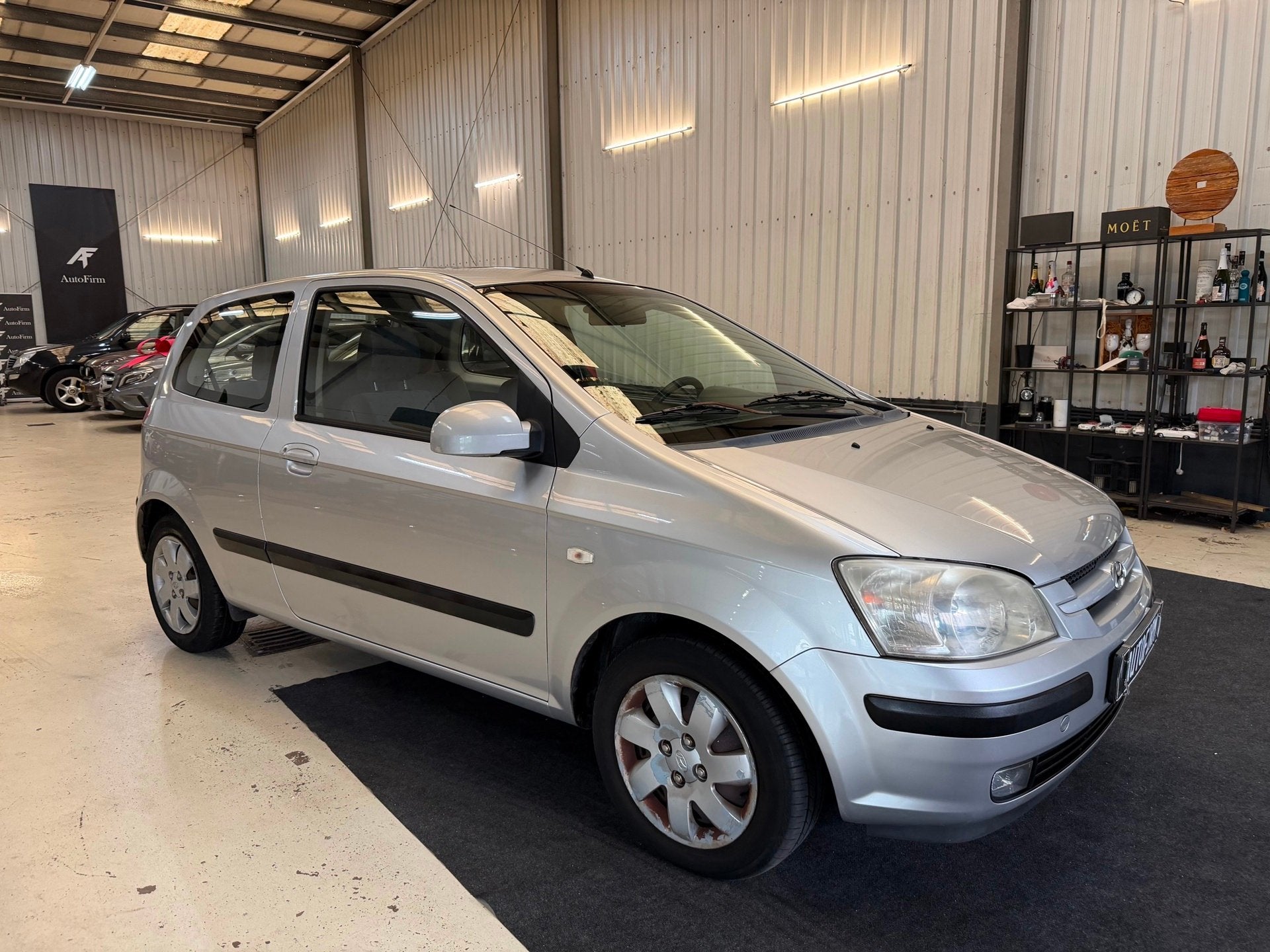 Hyundai Getz 1.3i Dynamic Sky Dealer onderhouden Lage kilome, Voorwielaandrijving, Dealer onderhouden, 4 cilinders, Origineel Nederlands