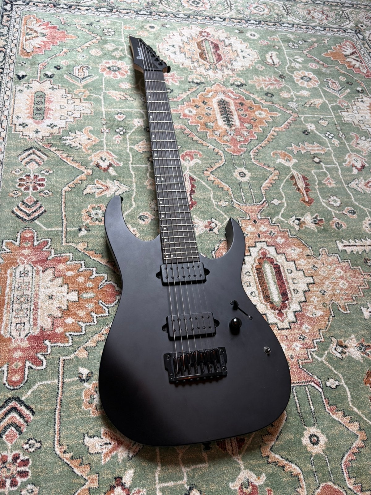 Ibanez RGIXL7-BKF, Ophalen, Zo goed als nieuw, Solid body, Ibanez