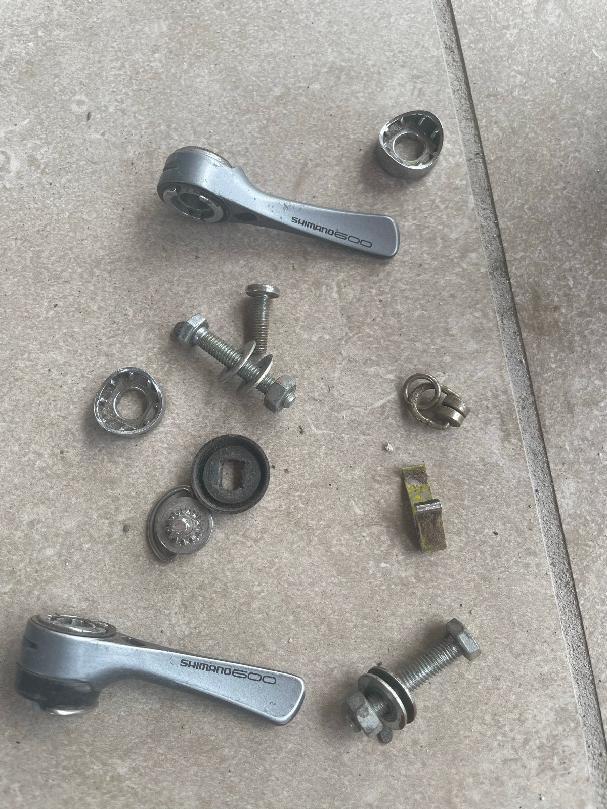 Shimano 600 Shifters - retro buis commandeurs, Fietsen en Brommers, Gebruikt, Ophalen of Verzenden, Derailleur of Ketting, Aluminium