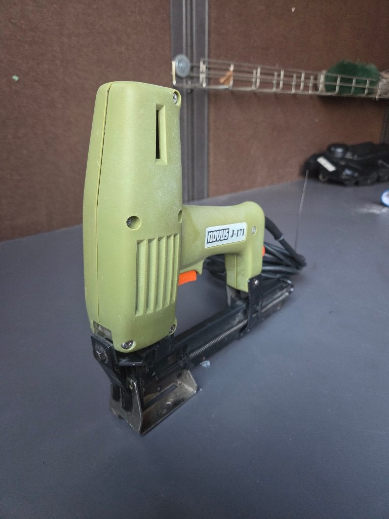 Novus J-170 Elektrische Tacker - Vintage & Geruisloos, Ophalen of Verzenden, Gebruikt