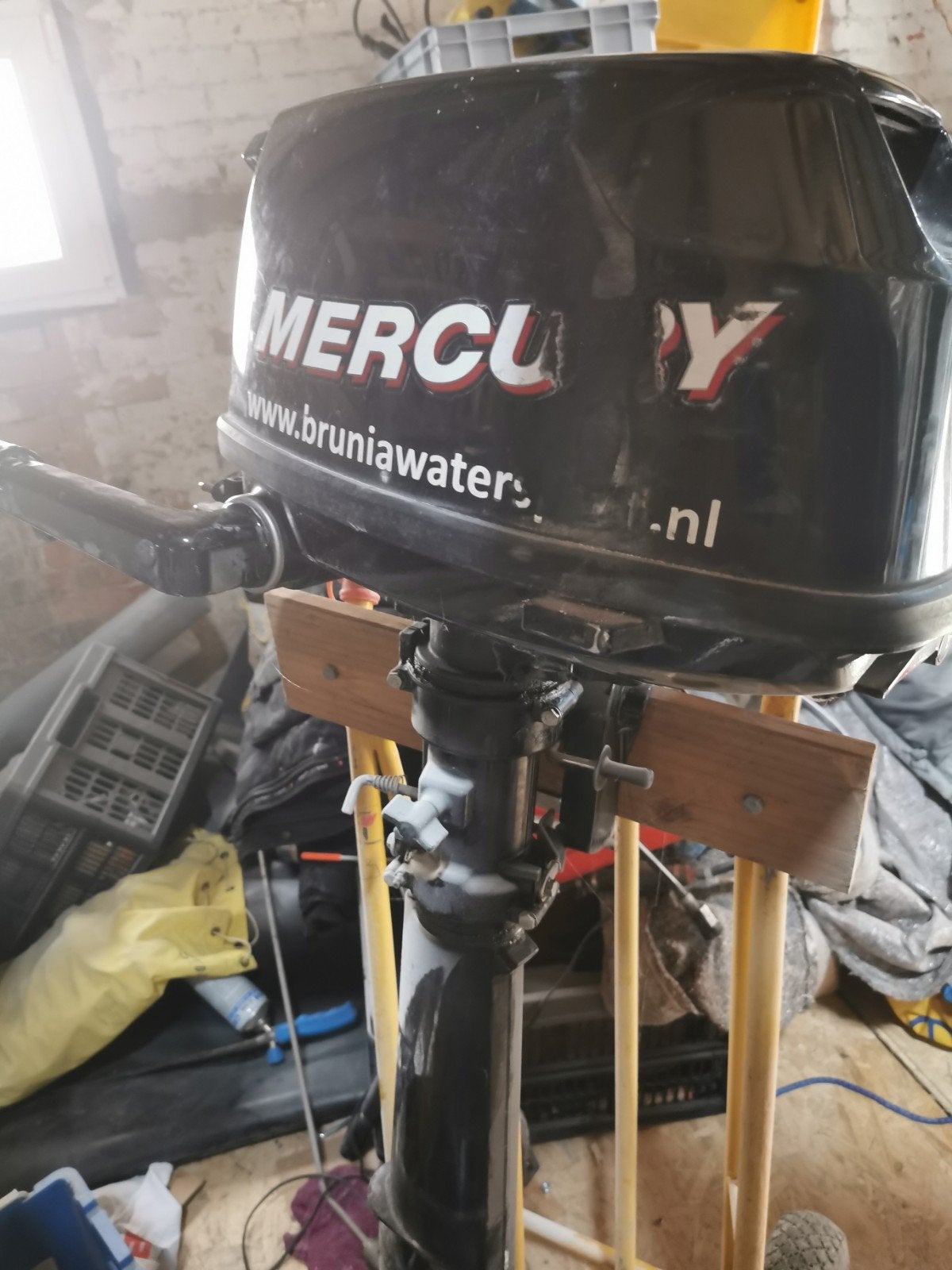 Mercury 6 PK Buitenboordmotor, langstaart - weinig gebruikt, Ophalen, Gebruikt, Benzine, 5 tot 10 pk