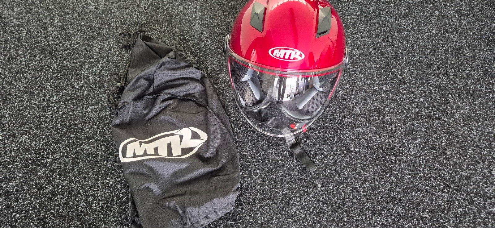 Open Motorhelm MTR (S), Ophalen