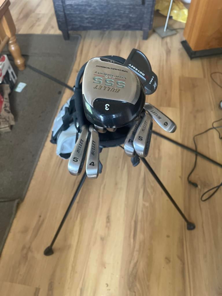 Bullet 555 Grafiet golfset met Odyssey putter en tas, Ophalen, Gebruikt, Set, Overige merken