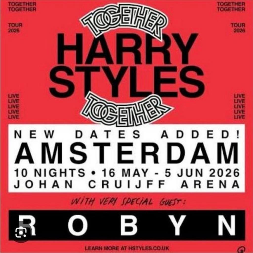 Tickets Harry Styles zaterdag 30 mei, Twee personen