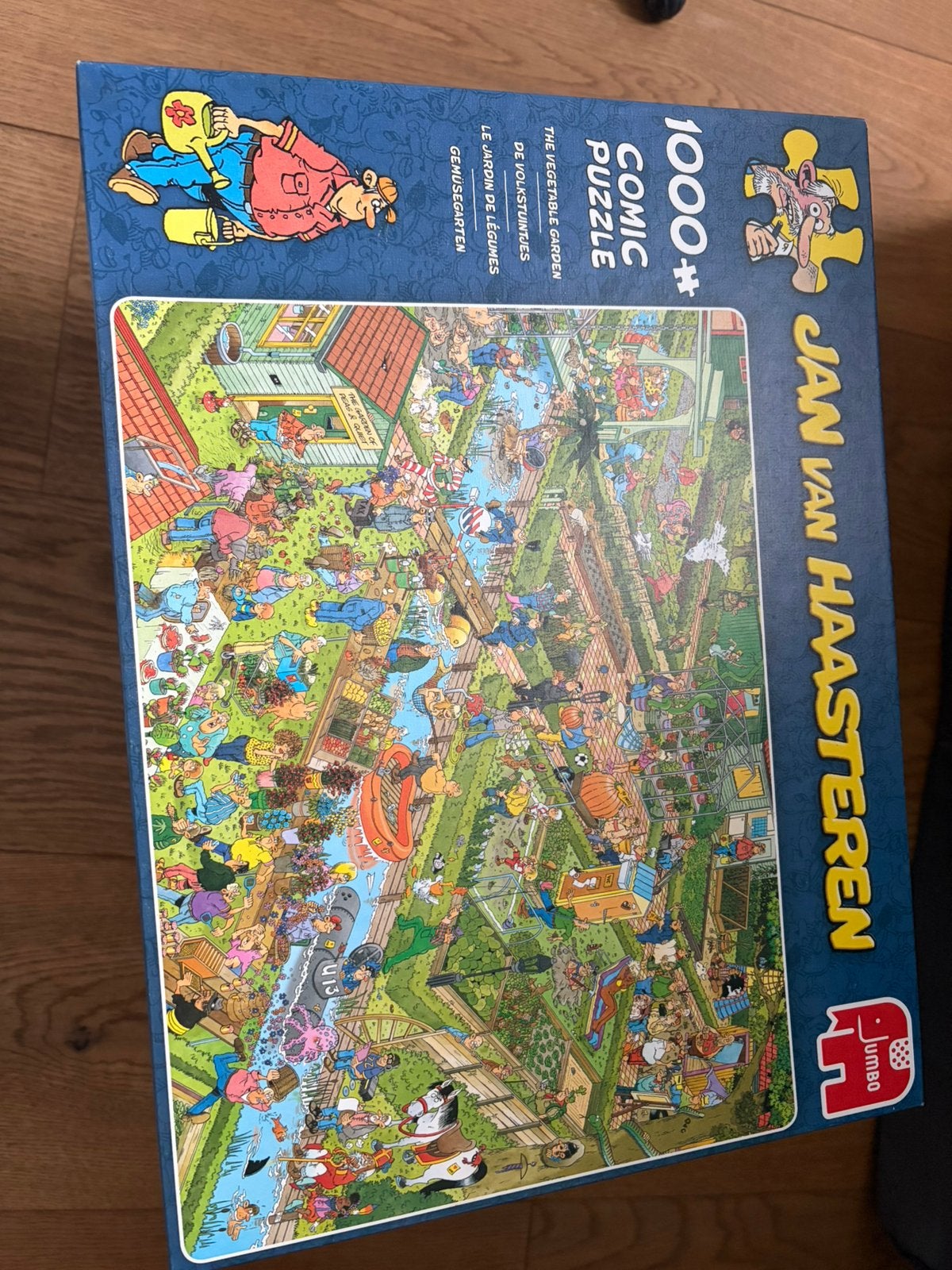 Jan van Haasteren de volkstuintjes, Hobby en Vrije tijd, Denksport en Puzzels, Ophalen of Verzenden, 500 t/m 1500 stukjes, Zo goed als nieuw
