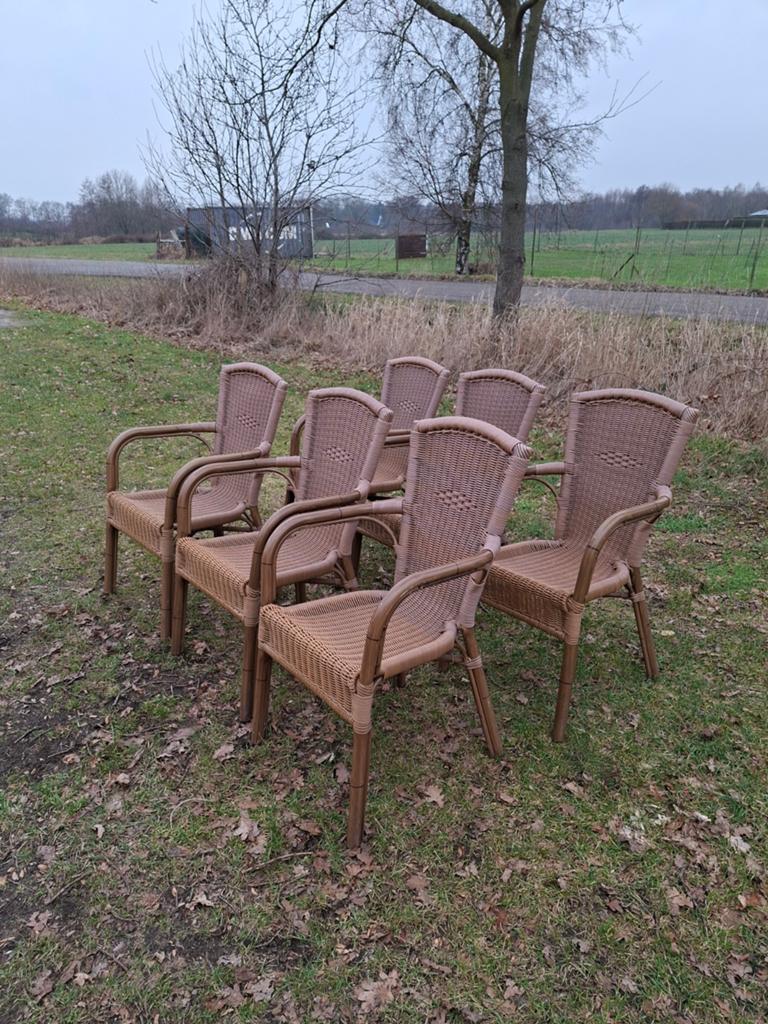 Horeca terras stoelen, Ophalen, Aluminium