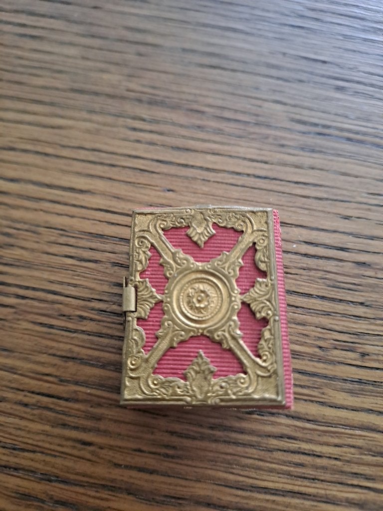 Antiek miniatuur prentenboekje, Ophalen of Verzenden