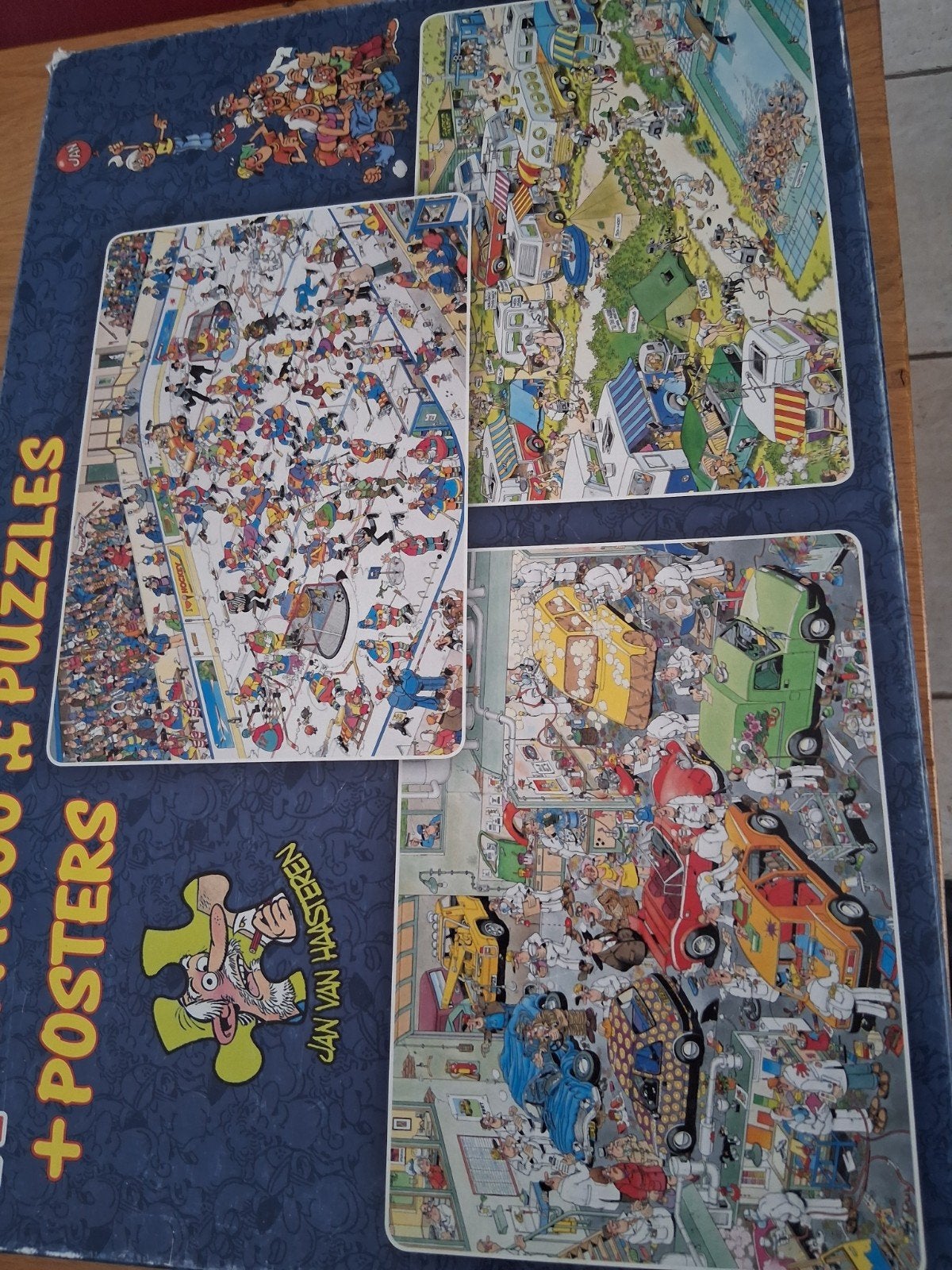 3x 1000 JV Haasteren puzzel, Hobby en Vrije tijd, Denksport en Puzzels, Ophalen of Verzenden, 500 t/m 1500 stukjes, Zo goed als nieuw