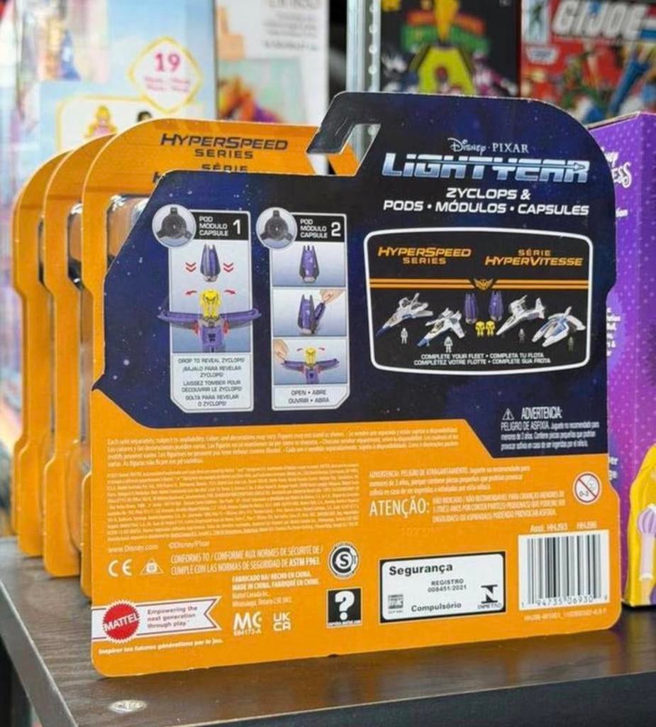 Pixar Lightyear Hyperspeed Series Cyclops Vijandelijk Schip, Nieuw, Ophalen of Verzenden, H, H