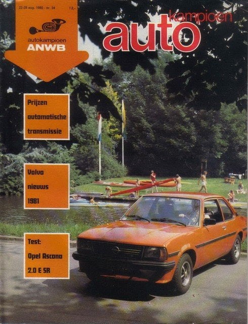 Autokampioen 34 1980 : Opel Ascona 2.0E SR - Volvo, Ophalen of Verzenden, Gelezen, Algemeen