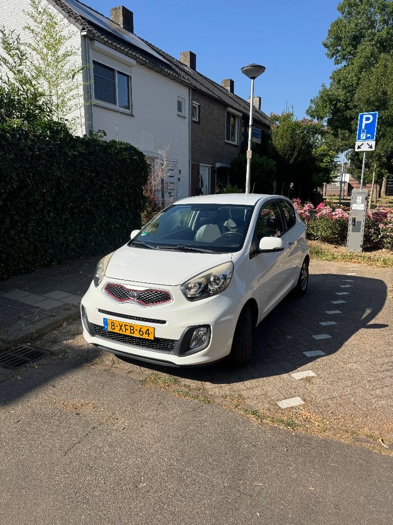 Kia Picanto 1.0 Cvvt 3-DRS 2012 Wit, Auto's, Kia, Particulier, Picanto, Airbags, Airconditioning, Apple Carplay, Bluetooth, Centrale vergrendeling