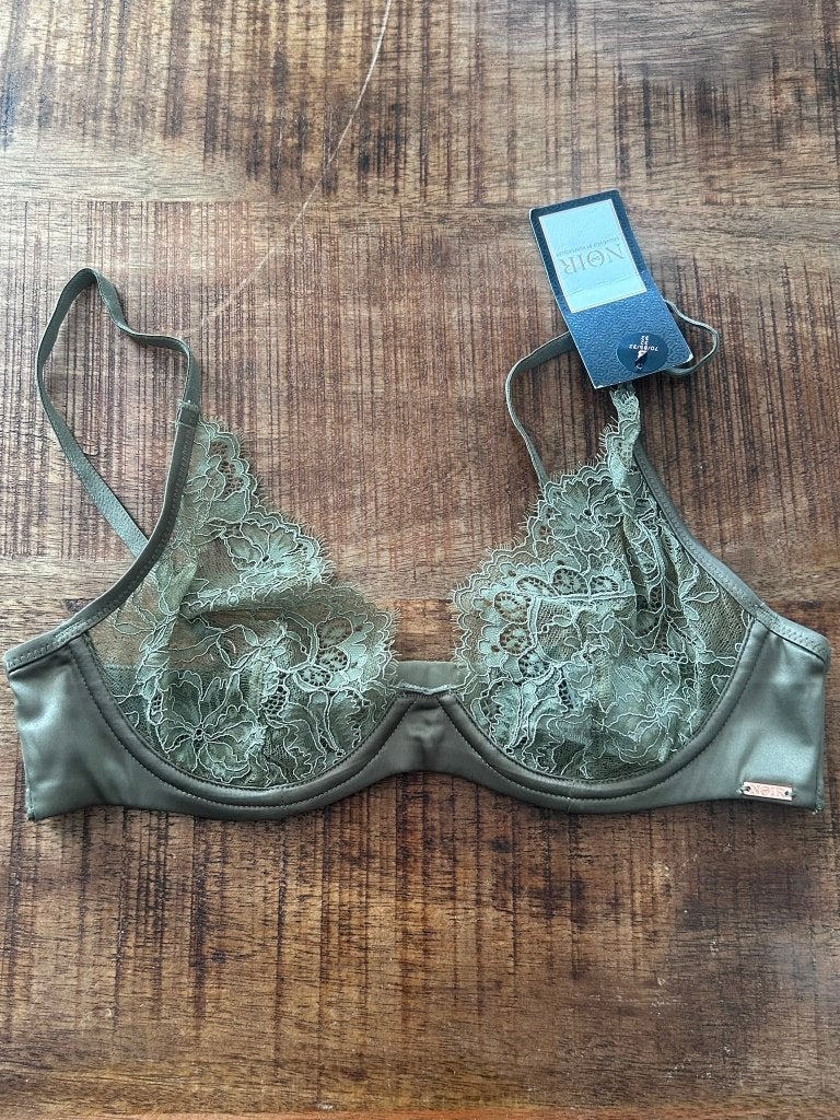 Hunkemöller Noir Collection Cecile Bh - 70B, Hunkemöller, Ophalen of Verzenden, Groen, BH
