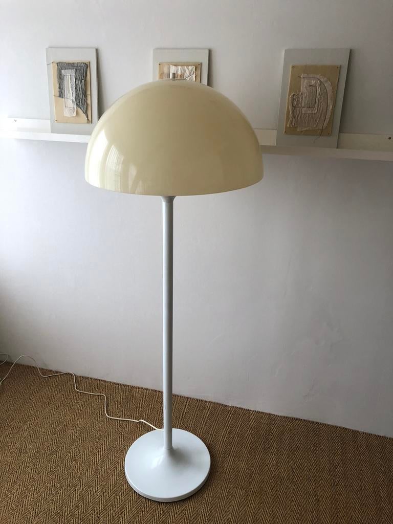 Vintage mushroom lamp, Ophalen, Gebruikt, Metaal, Minder dan 100 cm