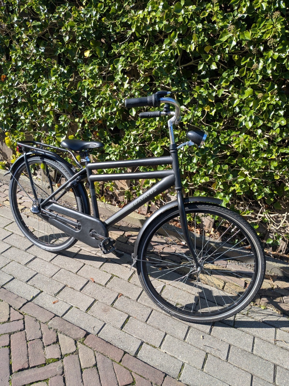 Batavus Packd 26 inch jongensfiets zwart N3 versnelling, Ophalen, Gebruikt, Batavus, Versnellingen