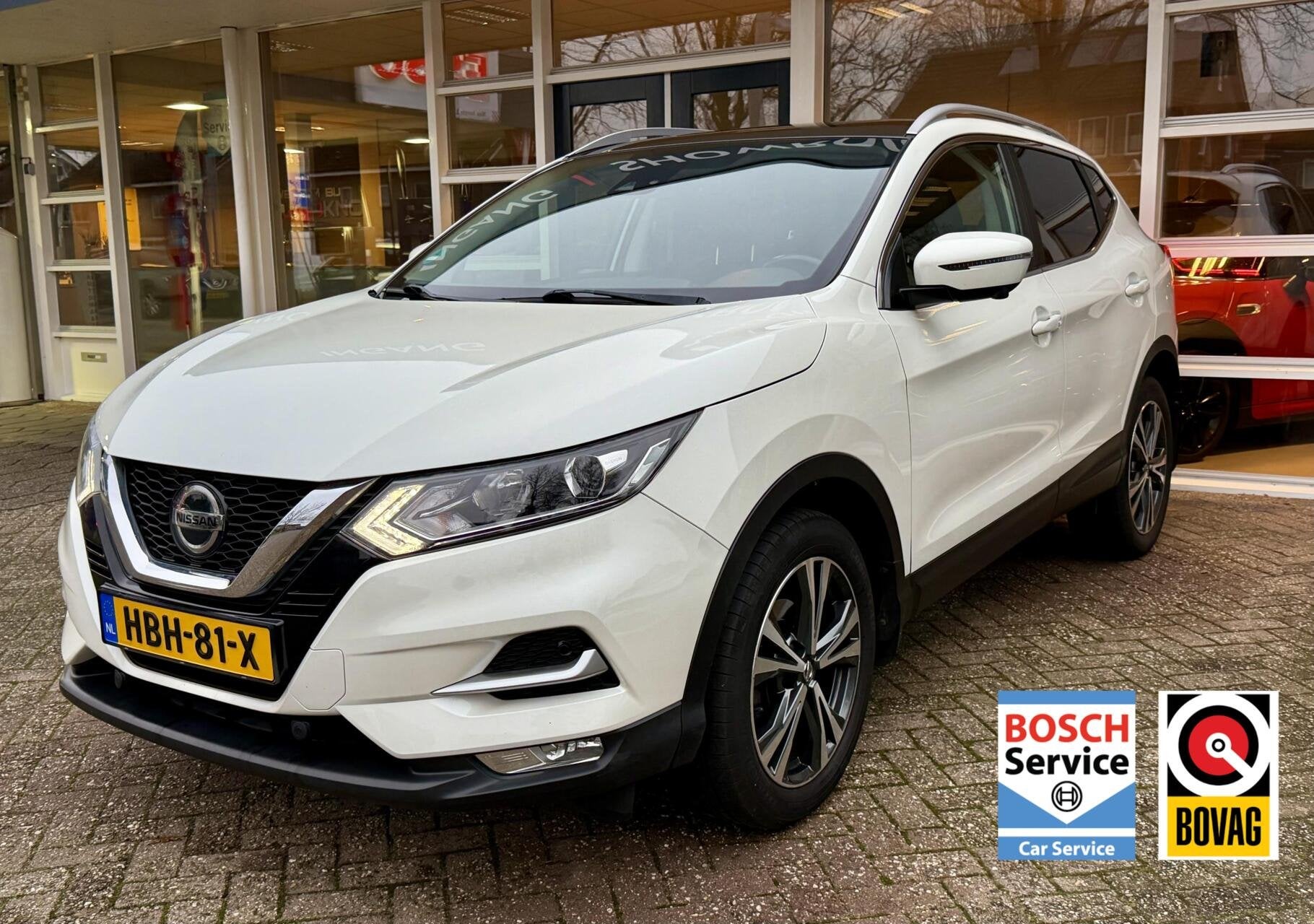Nissan Qashqai 1.2 Tekna Led, Climat, Camera, Navi, LM.., Auto's, Gebruikt, 4 cilinders, Met garantie (alle), 116 pk
