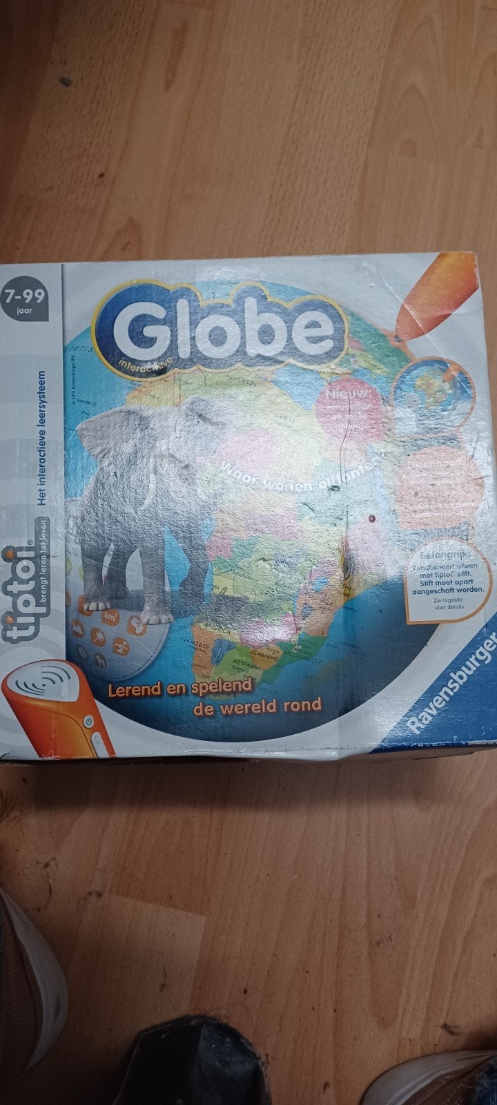 Tiptoi Interactieve Globe - Ravensburger, Ophalen, Gebruikt, Taal en Lezen